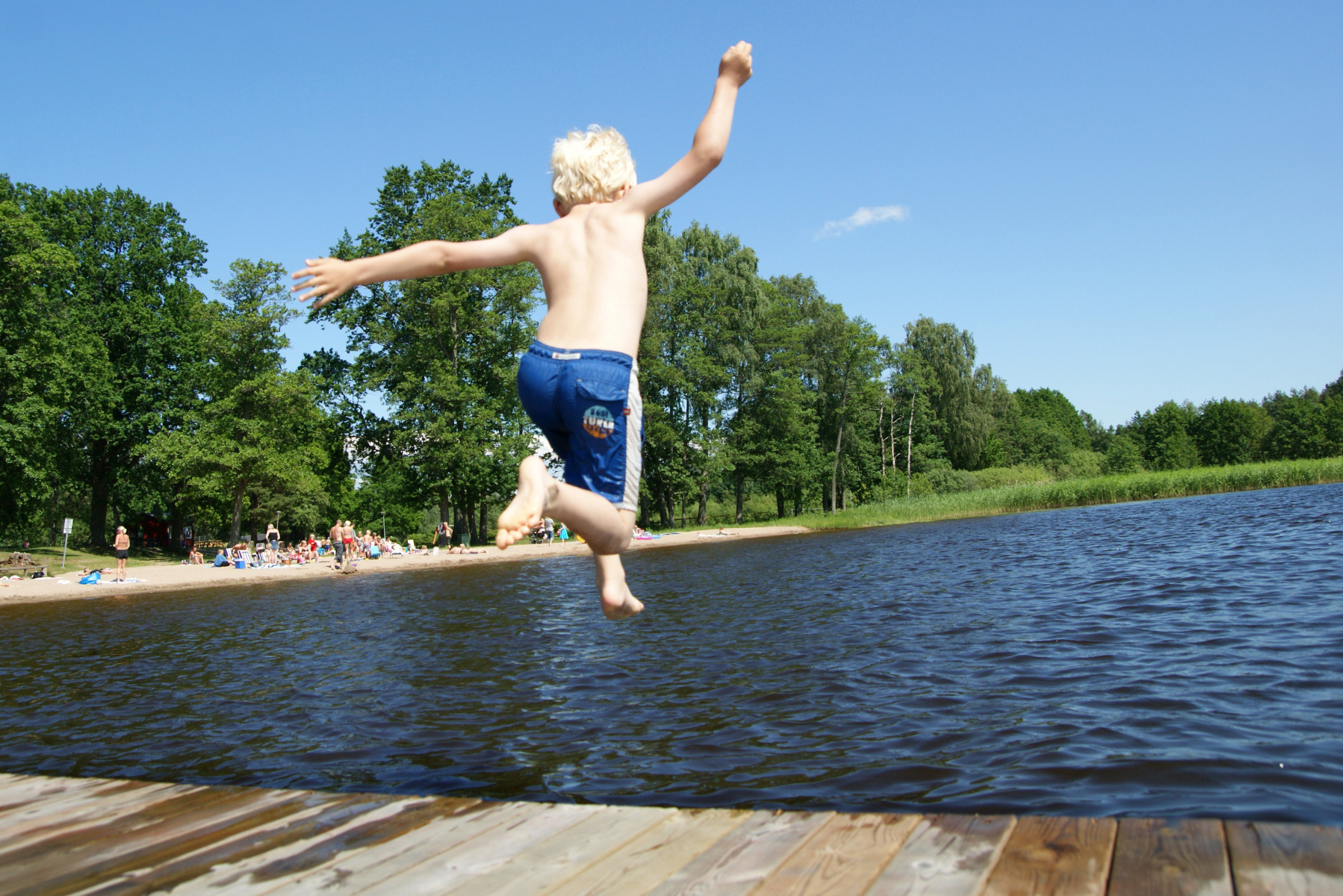 Wassersport auf dem Stausee